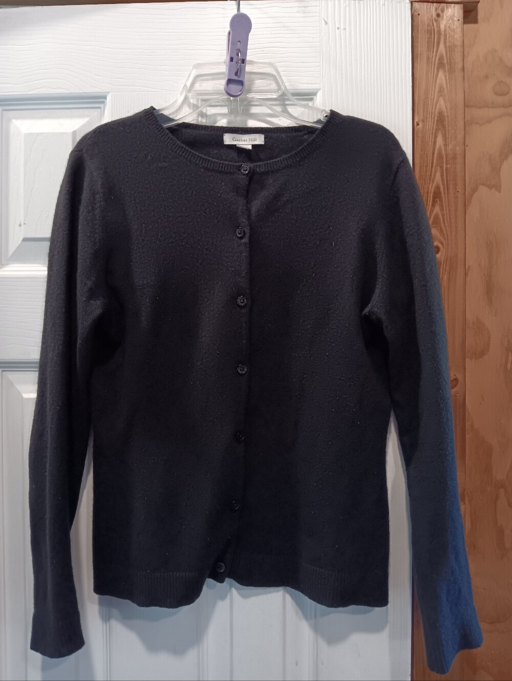 Garnet Hill 100% Cashmere Cardigan Womens Small